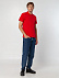 Рубашка поло мужская SPRING 210, красная с логотипом в Самаре заказать по выгодной цене в кибермаркете AvroraStore