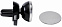 Магнитный держатель для телефона FLUX, черный, серебристый с логотипом в Самаре заказать по выгодной цене в кибермаркете AvroraStore