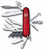 Офицерский нож CyberTool L, прозрачный красный с логотипом в Самаре заказать по выгодной цене в кибермаркете AvroraStore