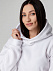 Худи флисовое унисекс Manakin, серое с логотипом в Самаре заказать по выгодной цене в кибермаркете AvroraStore