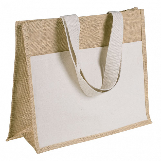 Холщовая сумка Fiona с логотипом в Самаре заказать по выгодной цене в кибермаркете AvroraStore