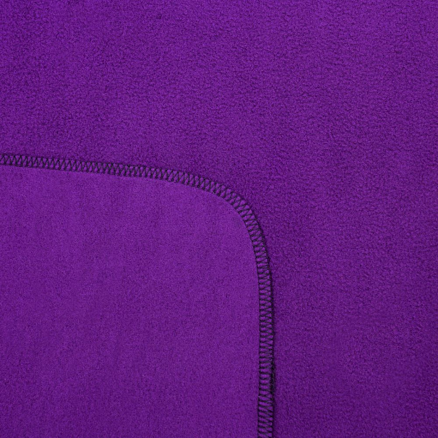 Флисовый плед Warm&Peace XL, фиолетовый с логотипом в Самаре заказать по выгодной цене в кибермаркете AvroraStore