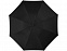 Зонт Yfke противоштормовой 30, черный/серебристый с логотипом в Самаре заказать по выгодной цене в кибермаркете AvroraStore