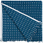 Плед Fringy, голубой с логотипом в Самаре заказать по выгодной цене в кибермаркете AvroraStore