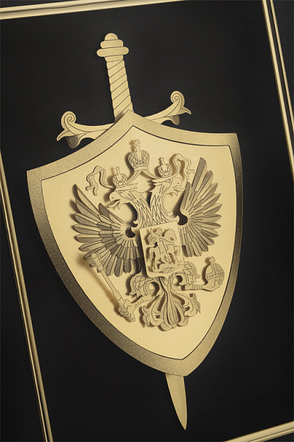 Картина "Щит и меч" с логотипом в Самаре заказать по выгодной цене в кибермаркете AvroraStore
