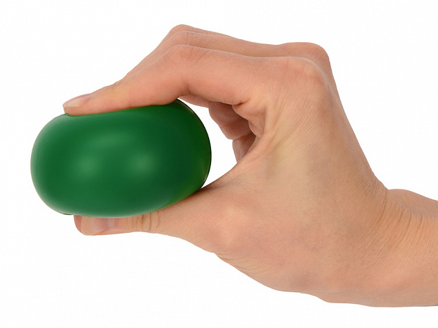 Мячик-антистресс Малевич, зеленый с логотипом в Самаре заказать по выгодной цене в кибермаркете AvroraStore