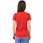 Футболка Star Lady, женская (красная, 2XL) с логотипом в Самаре заказать по выгодной цене в кибермаркете AvroraStore