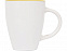 Кружка Авеленго с ложкой, белый/желтый с логотипом в Самаре заказать по выгодной цене в кибермаркете AvroraStore