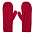 Варежки вязаные НАСВЯЗИ© полушерсть с логотипом в Самаре заказать по выгодной цене в кибермаркете AvroraStore
