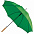 Зонт-трость Lido, зеленый с логотипом в Самаре заказать по выгодной цене в кибермаркете AvroraStore