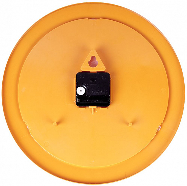 Часы настенные Vivid large, оранжевые с логотипом в Самаре заказать по выгодной цене в кибермаркете AvroraStore