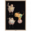 Набор из 3 авторских елочных игрушек Circus Collection: фокусник, силач и лев с логотипом в Самаре заказать по выгодной цене в кибермаркете AvroraStore
