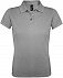 Рубашка поло женская Prime Women 200 серый меланж с логотипом в Самаре заказать по выгодной цене в кибермаркете AvroraStore
