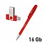 Набор ручка + флеш-карта 16Гб в футляре с логотипом в Самаре заказать по выгодной цене в кибермаркете AvroraStore