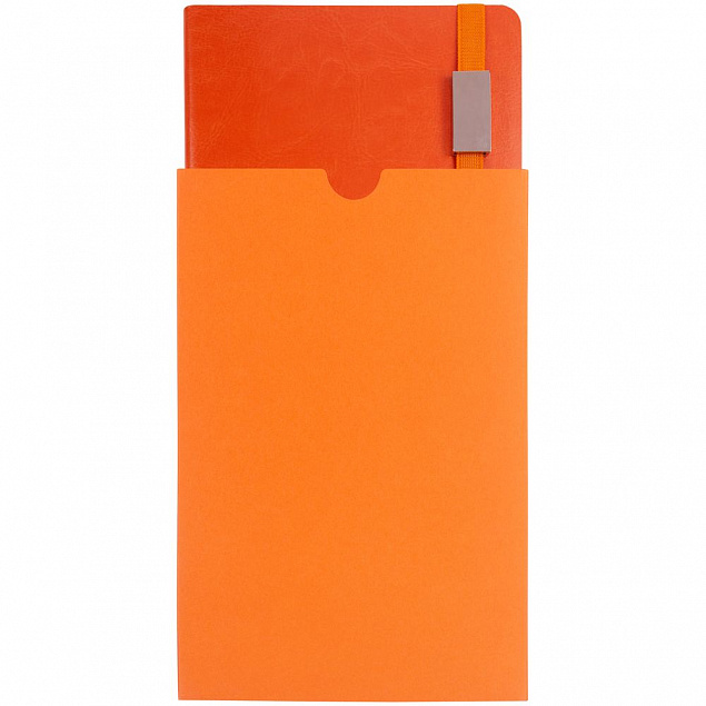 Шубер Flacky Slim, оранжевый с логотипом в Самаре заказать по выгодной цене в кибермаркете AvroraStore