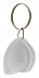 Брелок каска, белый с логотипом в Самаре заказать по выгодной цене в кибермаркете AvroraStore