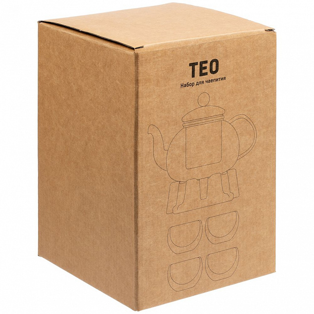 Чайный набор на 4 персоны Teo с логотипом в Самаре заказать по выгодной цене в кибермаркете AvroraStore