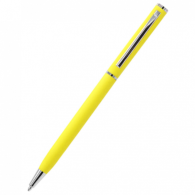 Ручка шариковая металлическая Tinny Soft - Желтый KK с логотипом в Самаре заказать по выгодной цене в кибермаркете AvroraStore