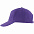 Бейсболка LONG BEACH, темно-фиолетовая с логотипом в Самаре заказать по выгодной цене в кибермаркете AvroraStore