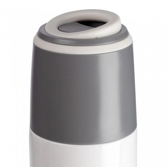 Термос Heater, белый с логотипом в Самаре заказать по выгодной цене в кибермаркете AvroraStore
