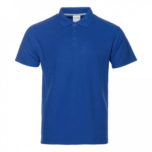 Рубашка поло Рубашка мужская 04 Синий с логотипом в Самаре заказать по выгодной цене в кибермаркете AvroraStore