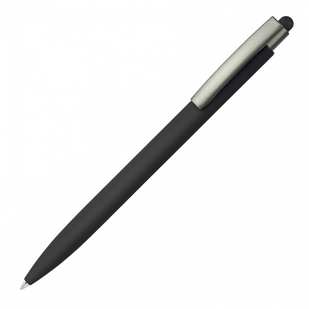 ELLE SOFT, ручка шариковая, черный, металл, синие чернила с логотипом в Самаре заказать по выгодной цене в кибермаркете AvroraStore