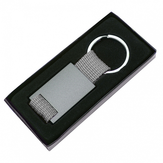 Брелок DARK JET; 2,8 x 6,2 x 0,6 см; серый, металл; лазерная гравировка с логотипом в Самаре заказать по выгодной цене в кибермаркете AvroraStore