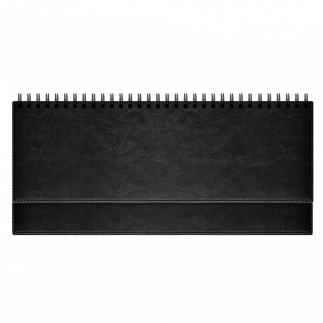 Недатированный планинг Birmingham 298х140 мм, черный с логотипом в Самаре заказать по выгодной цене в кибермаркете AvroraStore