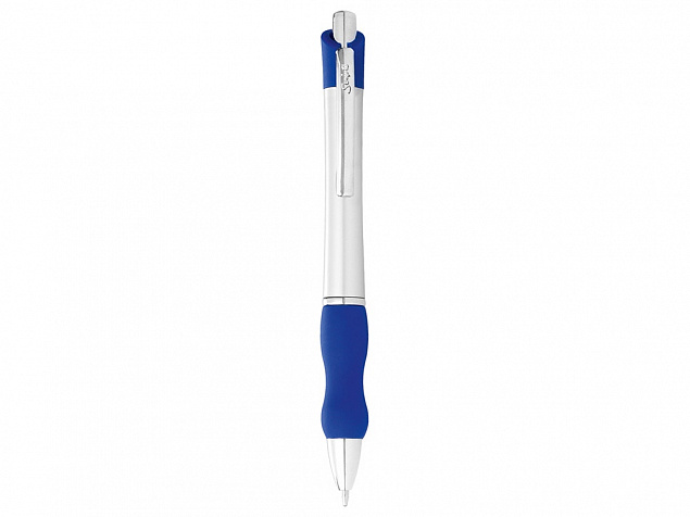 Ручка шариковая Bubble, синий, черные чернила с логотипом в Самаре заказать по выгодной цене в кибермаркете AvroraStore