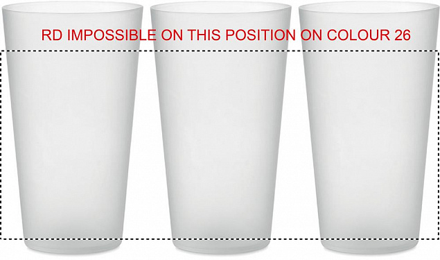 Frosted PP cup 550 ml с логотипом в Самаре заказать по выгодной цене в кибермаркете AvroraStore