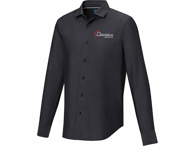 Рубашка «Cuprite» мужская с логотипом в Самаре заказать по выгодной цене в кибермаркете AvroraStore
