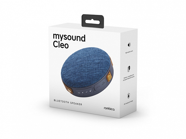 Портативная колонка «mySound Cleo», 8 Вт с логотипом в Самаре заказать по выгодной цене в кибермаркете AvroraStore