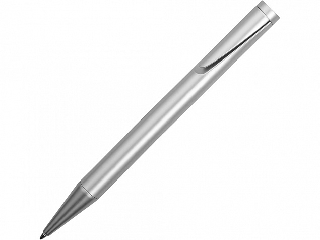 Ручка шариковая Carve, серебристый с логотипом в Самаре заказать по выгодной цене в кибермаркете AvroraStore