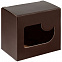 Коробка Gifthouse, коричневая с логотипом в Самаре заказать по выгодной цене в кибермаркете AvroraStore