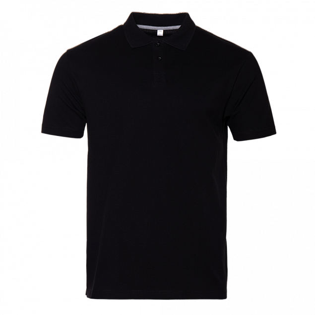 Рубашка поло Рубашка унисекс 04U Чёрный с логотипом в Самаре заказать по выгодной цене в кибермаркете AvroraStore