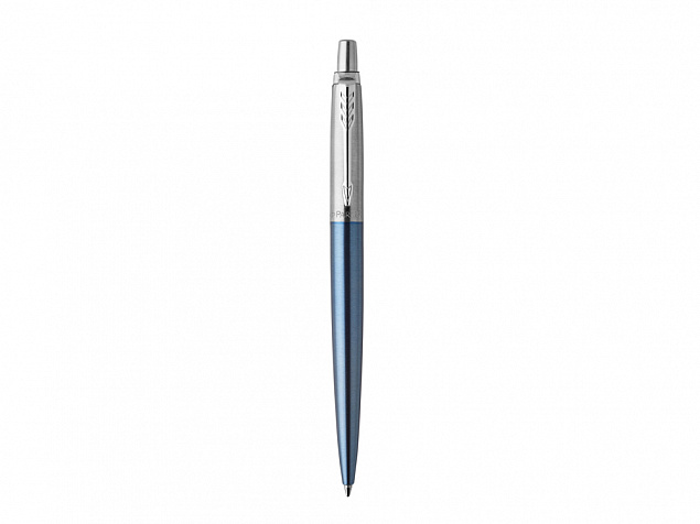 Ручка Parker шариковая Jotter Essential, Waterloo Blue CT с логотипом в Самаре заказать по выгодной цене в кибермаркете AvroraStore