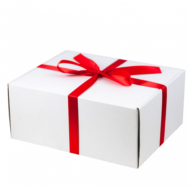 Подарочная лента для универсальной подарочной коробки 280*215*113 мм, красная, 20 мм с логотипом в Самаре заказать по выгодной цене в кибермаркете AvroraStore