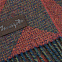 Плед Zig Zag, красный с коричневым с логотипом в Самаре заказать по выгодной цене в кибермаркете AvroraStore