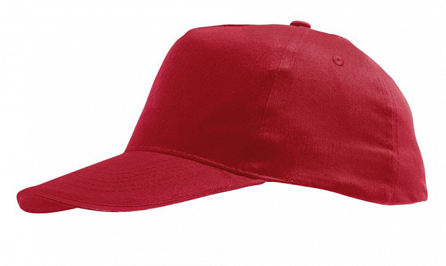 Бейсболка SUNNY, красная с логотипом в Самаре заказать по выгодной цене в кибермаркете AvroraStore