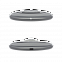 Беспроводное зарядное устройство Atomic с LED подсветкой (серый) с логотипом в Самаре заказать по выгодной цене в кибермаркете AvroraStore