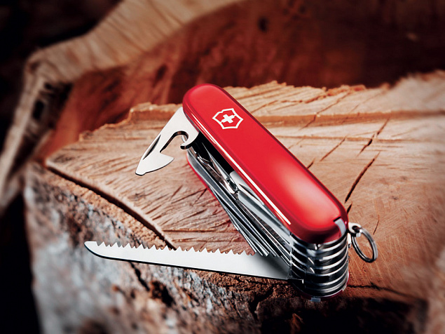 Нож перочинный «Swiss Champ», 91 мм, 33 функции с логотипом в Самаре заказать по выгодной цене в кибермаркете AvroraStore