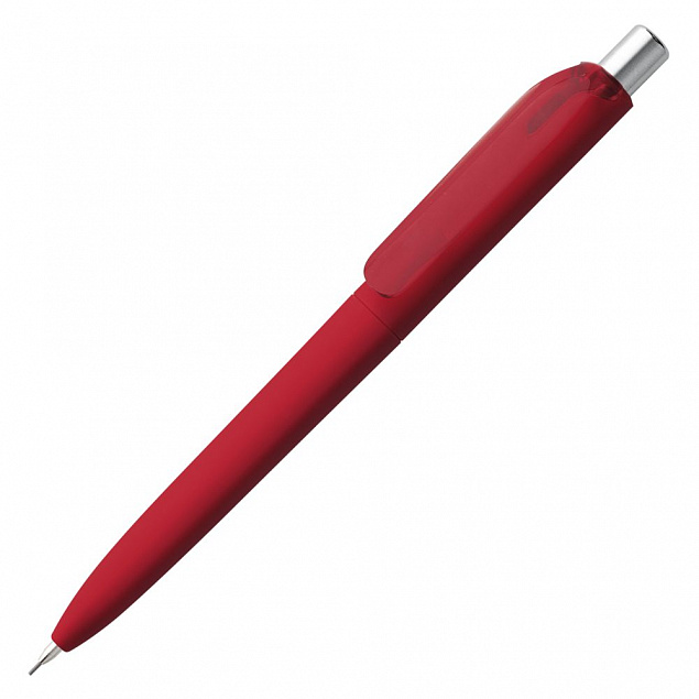Карандаш механический Prodir DS8 MRR-C Soft Touch, красный с логотипом в Самаре заказать по выгодной цене в кибермаркете AvroraStore