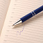 Шариковая ручка Alpha, синяя с логотипом в Самаре заказать по выгодной цене в кибермаркете AvroraStore
