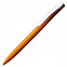 Ручка шариковая Pin Silver, оранжевая с логотипом в Самаре заказать по выгодной цене в кибермаркете AvroraStore
