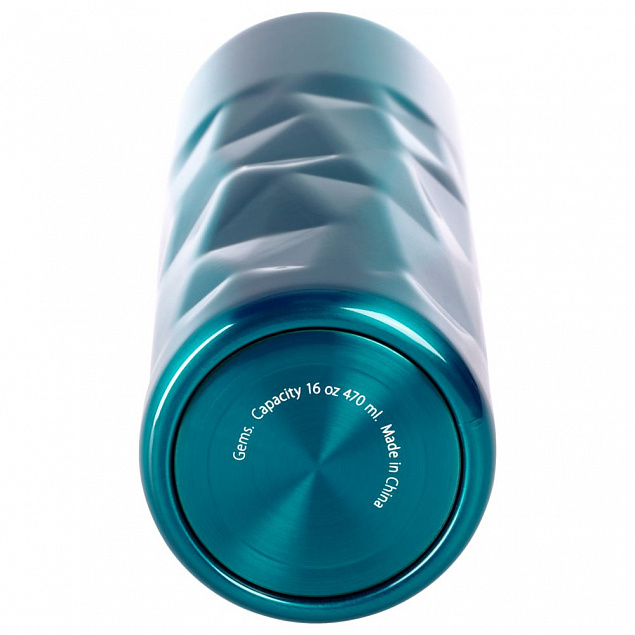 Термостакан Gems Blue Topaz, синий топаз с логотипом в Самаре заказать по выгодной цене в кибермаркете AvroraStore