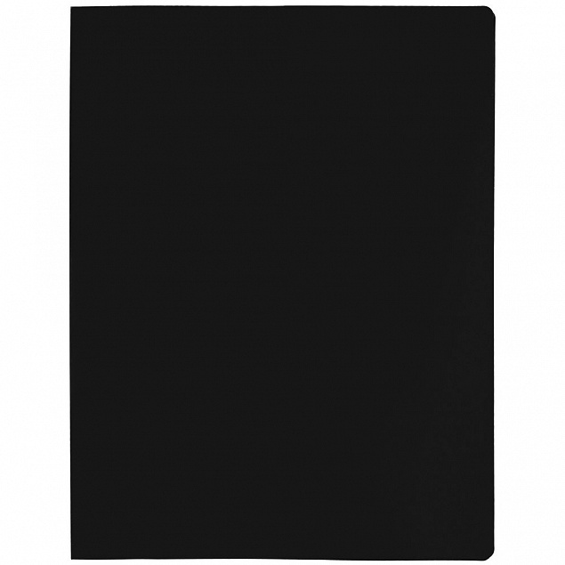 Папка с прижимом Expert, черная с логотипом в Самаре заказать по выгодной цене в кибермаркете AvroraStore