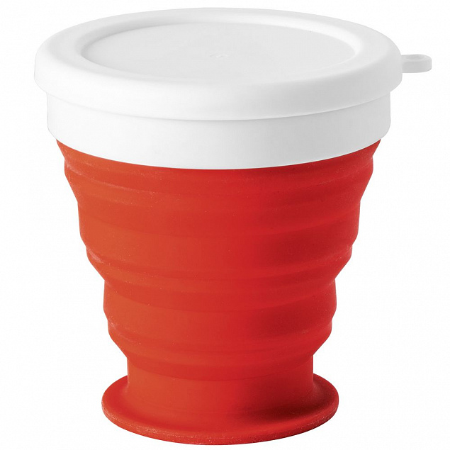Складной стакан Astrada, красный с логотипом в Самаре заказать по выгодной цене в кибермаркете AvroraStore