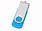 Флеш-карта USB 2.0 32 Gb Квебек, голубой с логотипом в Самаре заказать по выгодной цене в кибермаркете AvroraStore