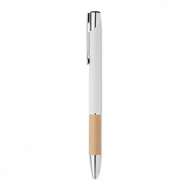 Алюминиевая ручка с кнопкой с логотипом в Самаре заказать по выгодной цене в кибермаркете AvroraStore