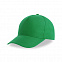 Бейсболка RECY FIVE, зеленый, 5 клиньев, 100 % переработанный полиэстер, липучка с логотипом в Самаре заказать по выгодной цене в кибермаркете AvroraStore